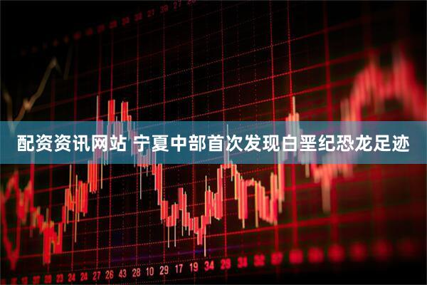 配资资讯网站 宁夏中部首次发现白垩纪恐龙足迹